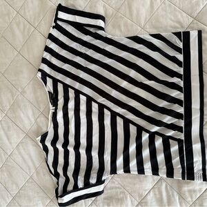 White House Black Market Striped Blouse